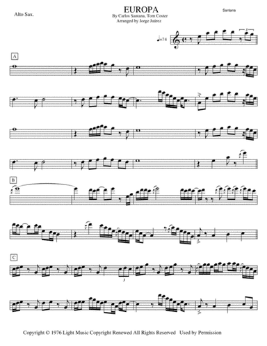 Europa (arr. Jorge Juárez)