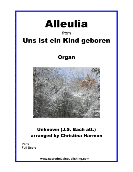 Alleulia from Uns ist ein Kind geboren - Organ (arr. Christina Harmon)