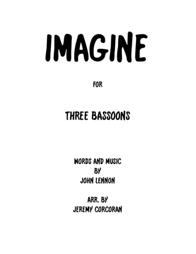 Imagine (arr. Jeremy Corcoran)