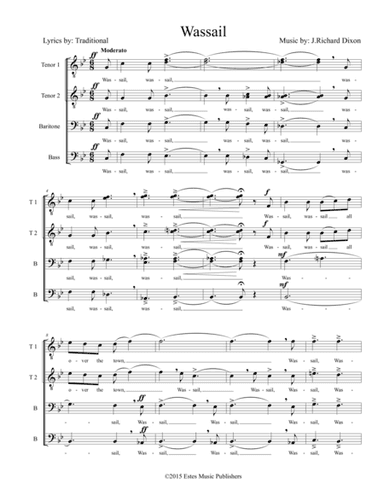 Wassail (arr. J. Richard Dixon)