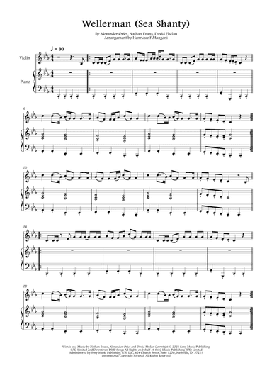 Wellerman (arr. Henrique F Mangoni)