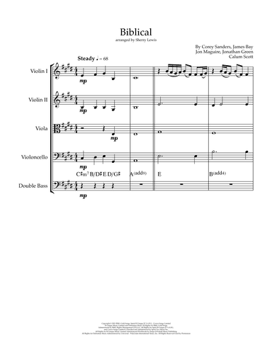 Biblical (arr. Sherry Lewis)