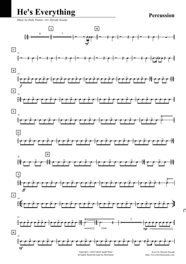 He's Everything (arr. Hiroshi Yasuda)