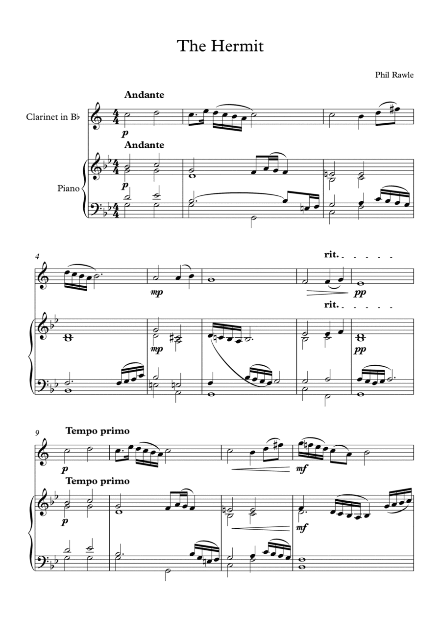 The Hermit - Clarinet Solo