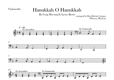 Hanukkah O Hanukkah (arr. Davi Rocha Campos)