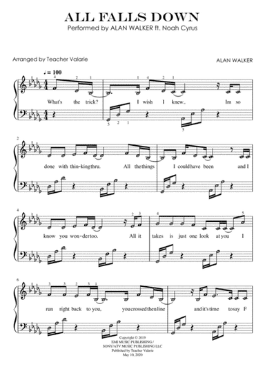 All Falls Down (arr. Teacher Valarie)