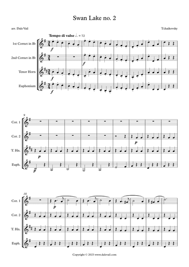 Waltz no. 2 from Swan Lake (arr. Dale Vail)