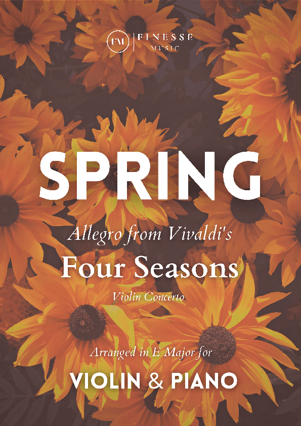 DUET - Four Seasons Spring (Allegro) for VIOLIN and PIANO - F Major (arr. Ivan de Andrade)