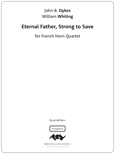 Eternal Father, Strong to Save — for French Horn Quartet (arr. Michele Galvagno)