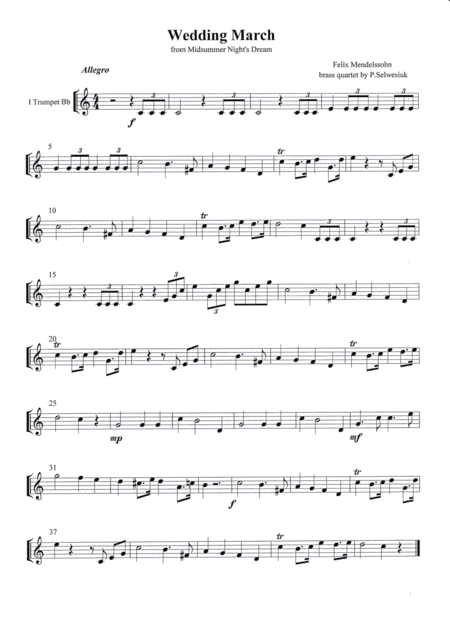 Wedding March (arr. P.Selwesiuk)