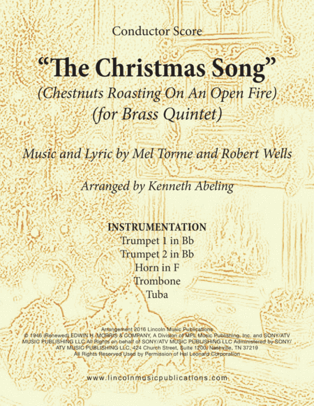 The Christmas Song (Chestnuts Roasting On An Open Fire) (arr. Kenneth Abeling)