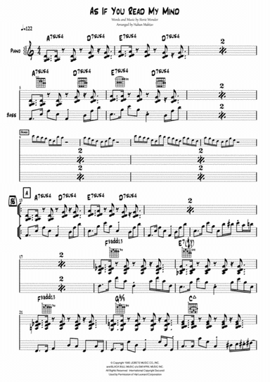 As If You Read My Mind (arr. Hakan Maktav)