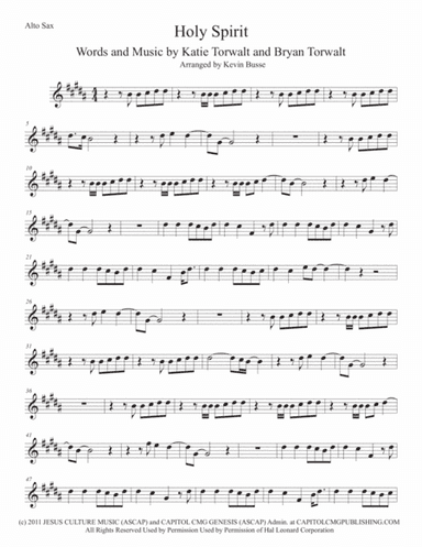 Holy Spirit (arr. Kevin Busse)