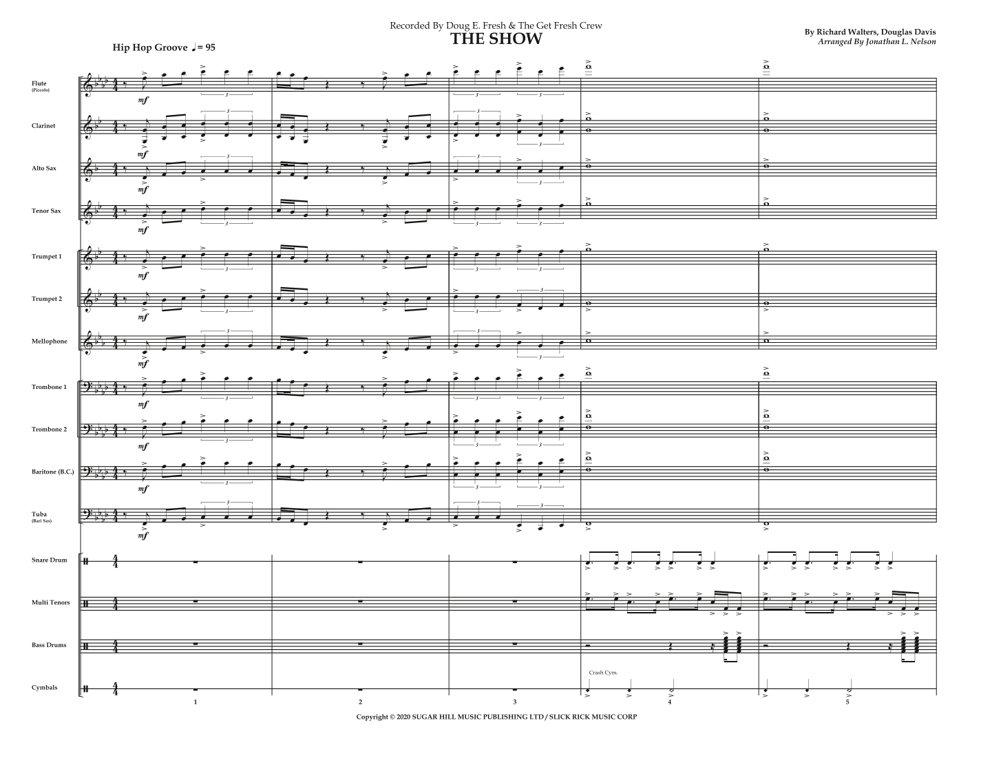 The Show (arr. Jonathan L Nelson)