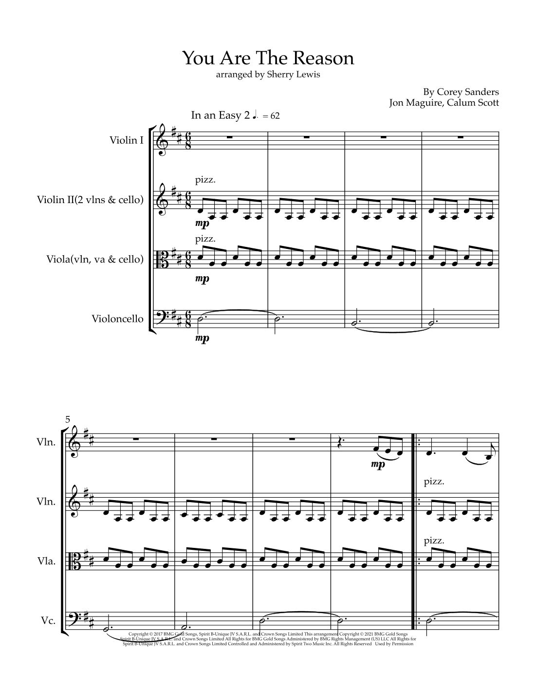 You Are The Reason (arr. Sherry Lewis)