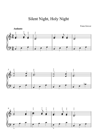 Silent Night, Holy Night (arr. Hyewon Yang)