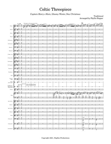 Celtic Threepiece - symphony orchestra (arr. Phyllis Hopper)