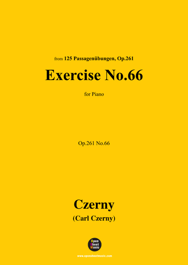 C. Czerny-Exercise No.66,Op.261 No.66 (arr. OSM Press)