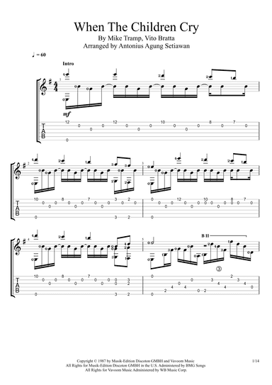 When The Children Cry (arr. Antonius Agung Setiawan)