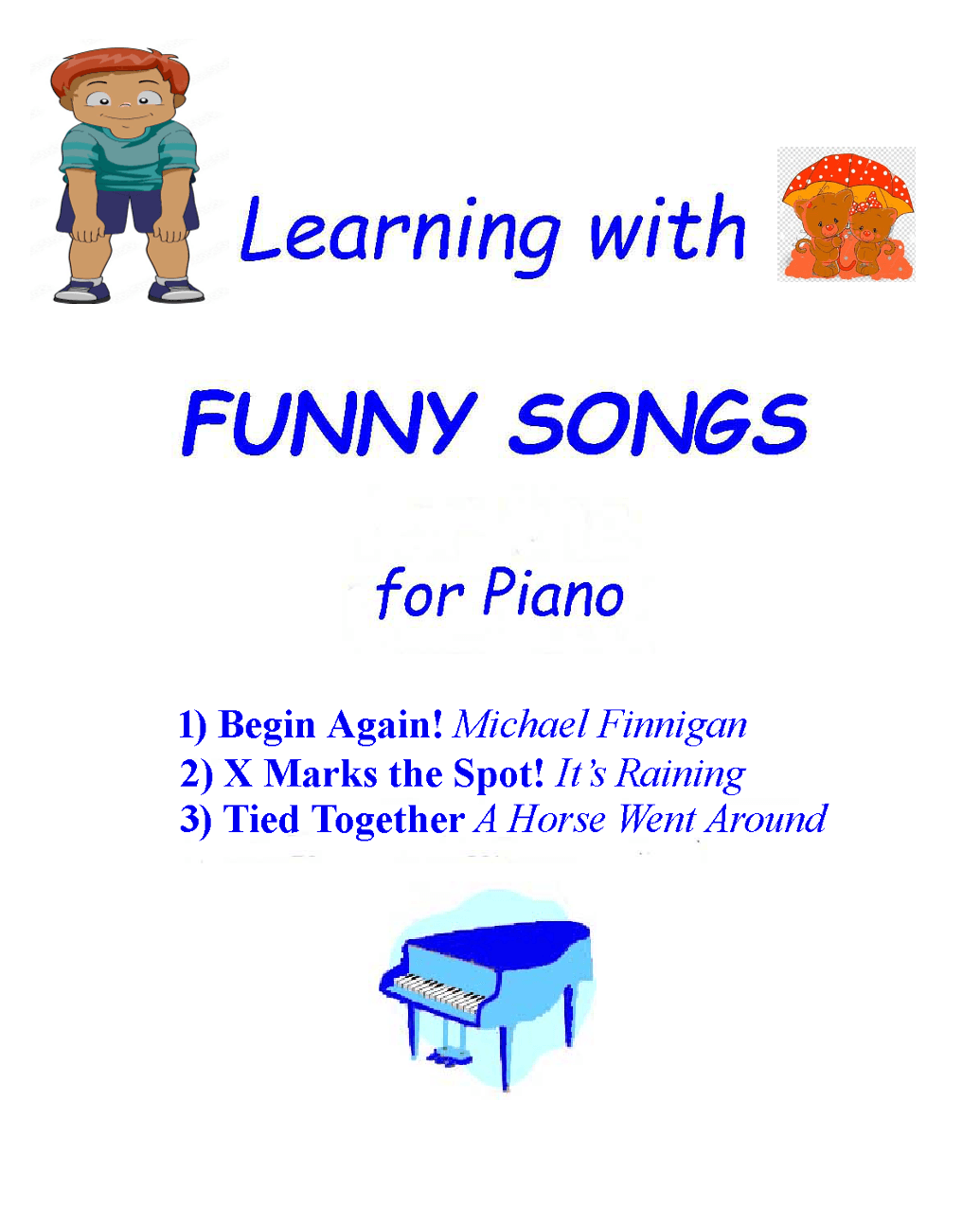 Learning with Funny Songs for Piano (arr. Sandy McIntire)