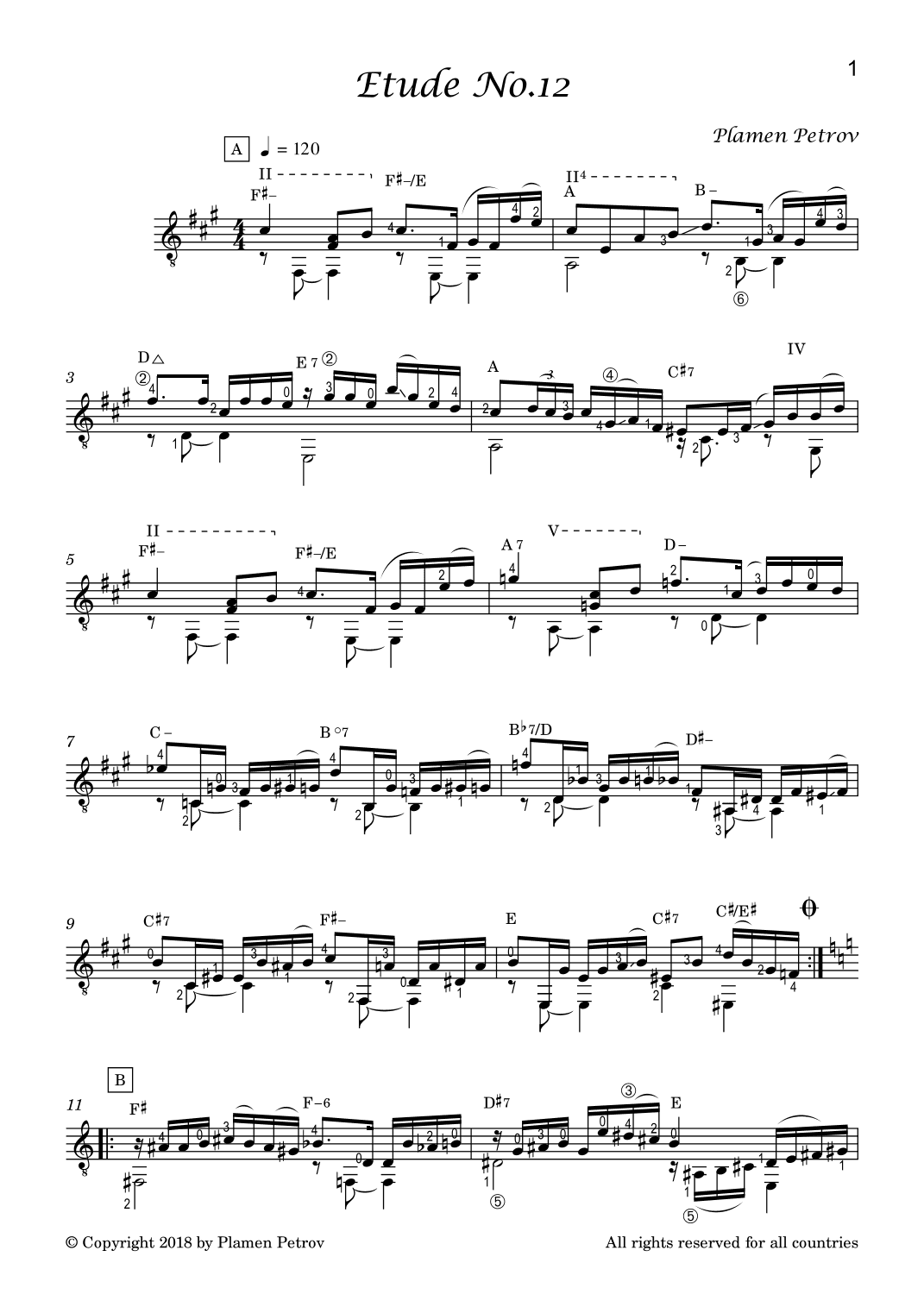 Etude No 12