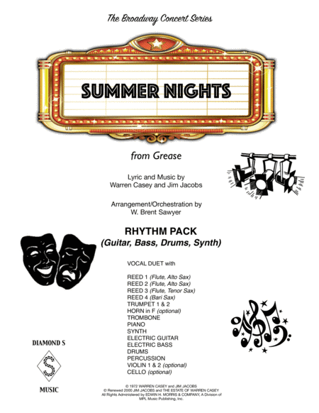 Summer Nights (arr. W. Brent Sawyer)