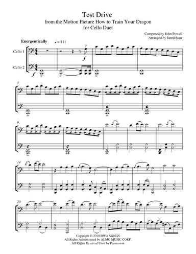 Test Drive (arr. Jared Starr)