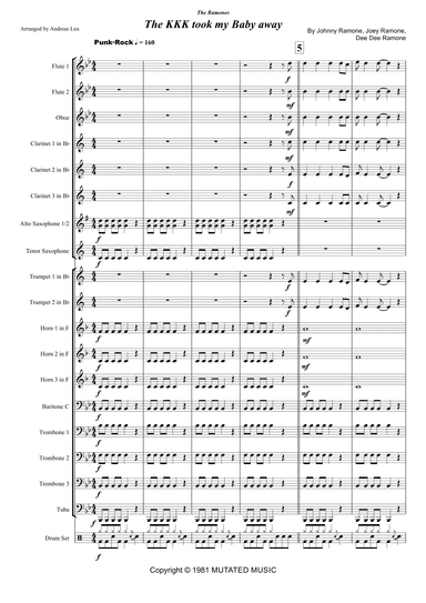 Kkk Took My Baby Away (arr. Andreas Lux)