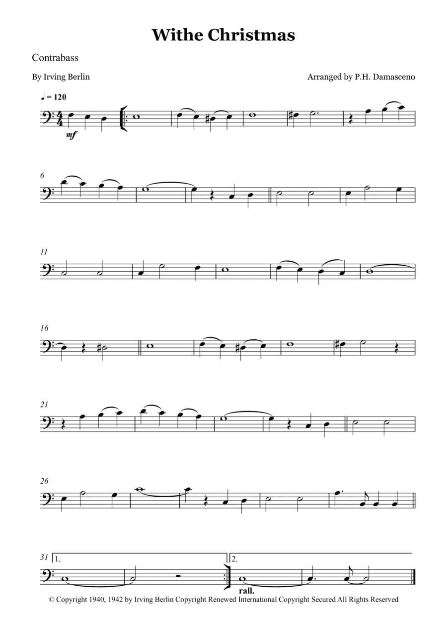 White Christmas (arr. P.H. Damasceno)