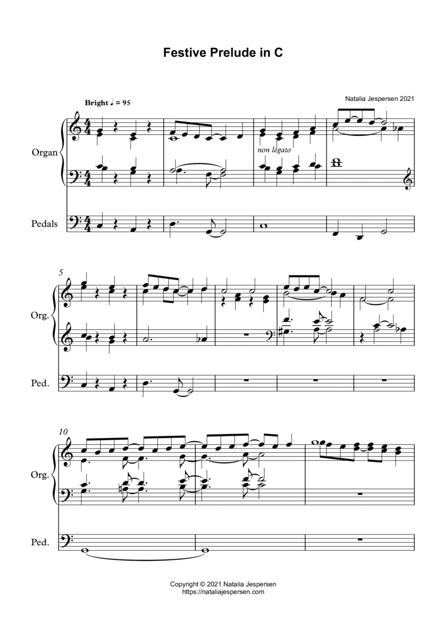 Festive Prelude in C