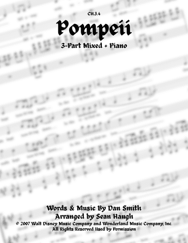 Pompeii (arr. Sean Haugh)