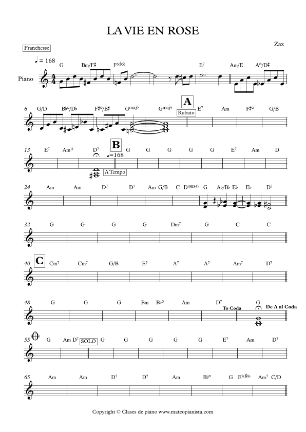 La Vida En Rosa (arr. Mateo Aguilar)