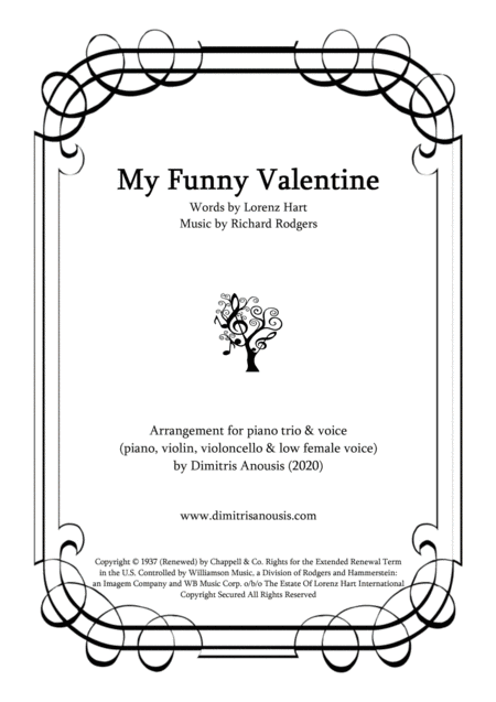 My Funny Valentine (arr. Dimitris Anousis)