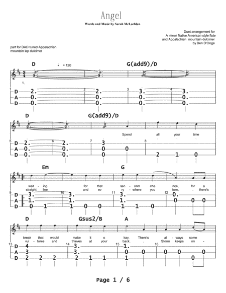 Angel (arr. Ben D'Ooge)