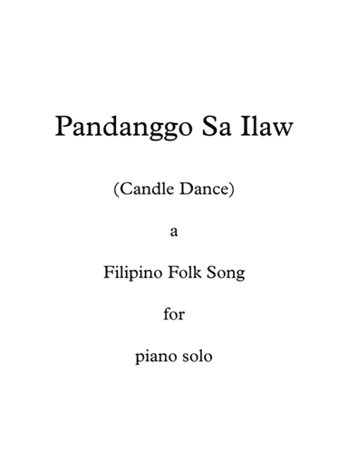 Candle Dance (Pandanggo sa ilaw) (arr. Shawn Heller)