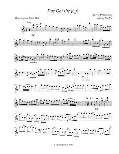 I've Got the Joy! (arr. Melody Shipley)
