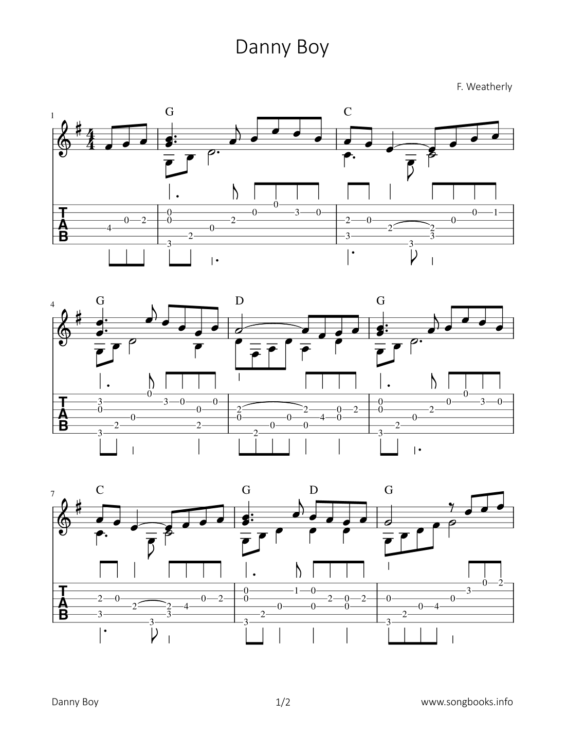 Danny Boy (arr. Bettina Schipp)