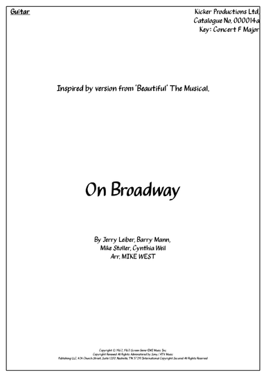 On Broadway (arr. Arr. Mike West)