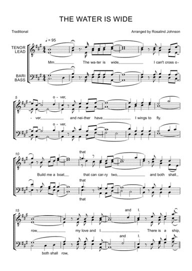 The Water is Wide (arr. Rosalind Johnson)