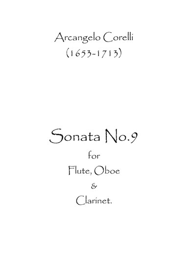 Sonata No.9 (arr. Spence Bundy)