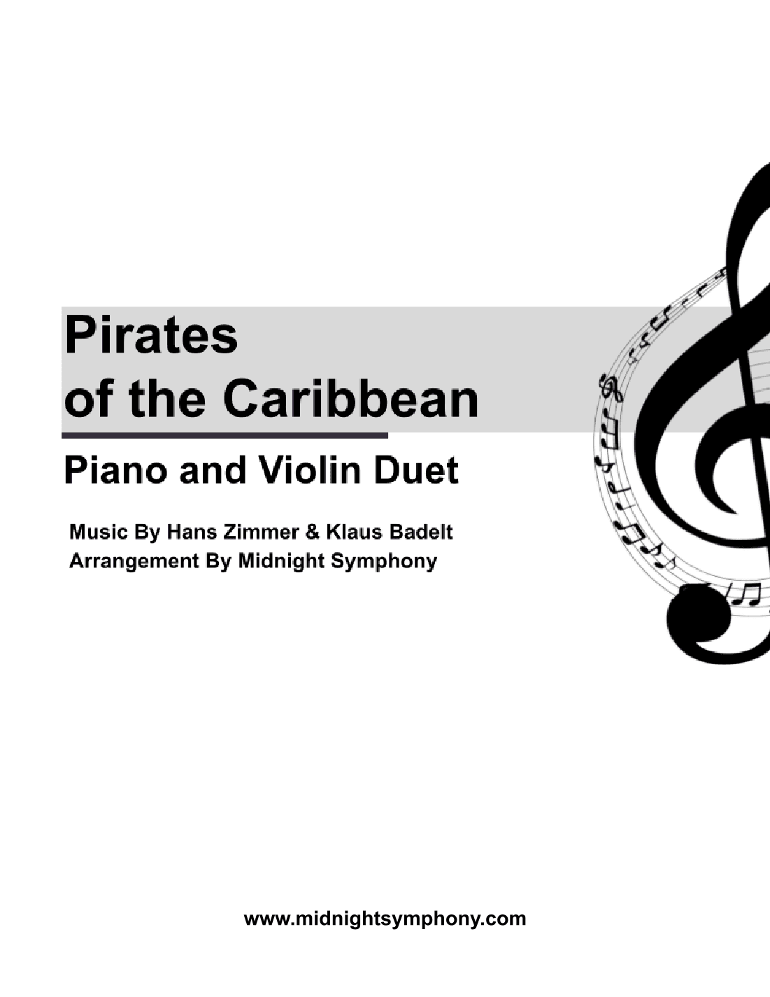 He's A Pirate (arr. Midnight Symphony)