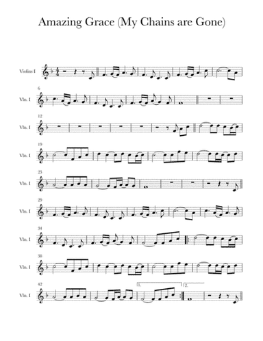 Amazing Grace (my Chains Are Gone) (arr. S McLoughlin)