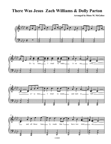 There Was Jesus (arr. Diane M. McGahee)
