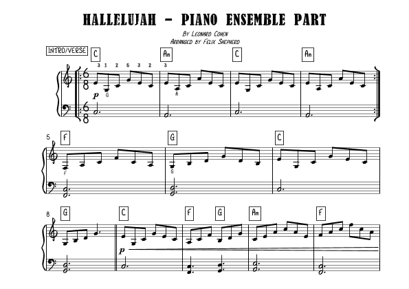 Hallelujah (arr. Felix Shepherd)