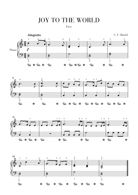 Joy to the World (Easy) (arr. Cadenza)