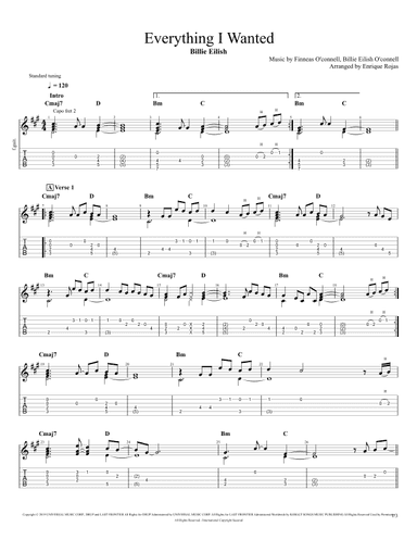 Everything I Wanted (arr. Enrique Rojas)