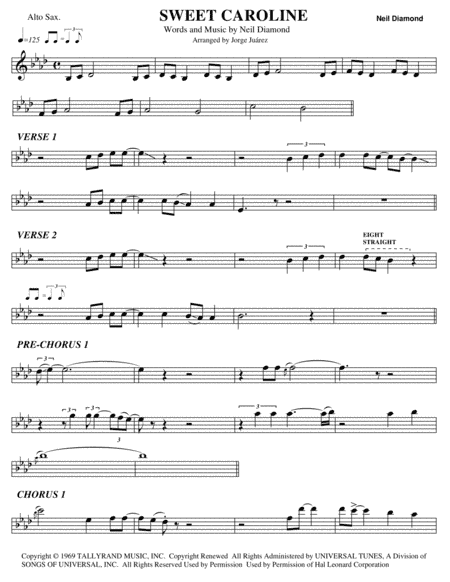 Sweet Caroline (arr. Jorge Juárez)