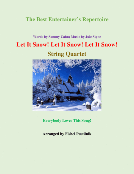 Let It Snow! Let It Snow! Let It Snow! (arr. Fishel Pustilnik)