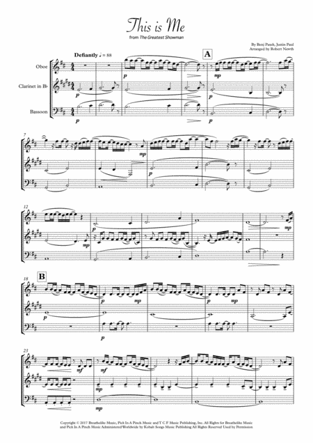 This Is Me (arr. Robert Newth)