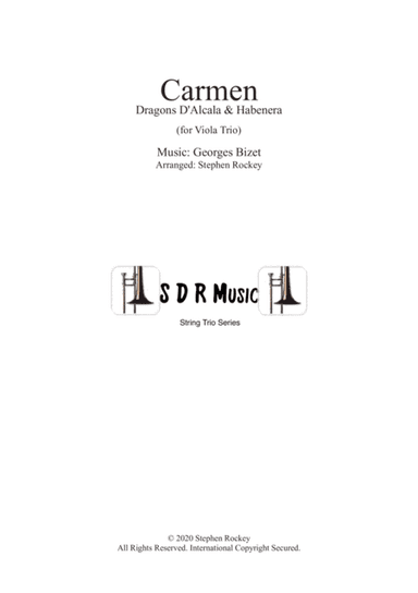 Carmen: 2 Pieces for Viola Trio (arr. Stephen Rockeyt)